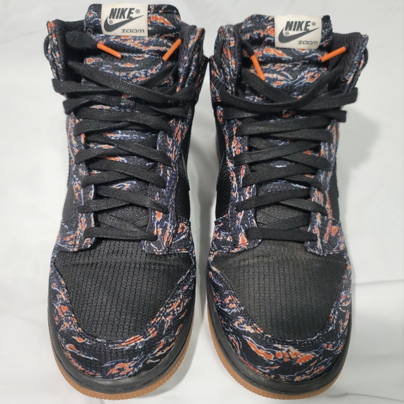 Nike Dunk High Supreme Black Sail, Tiger Camo, size 12 BN Kith - Picture 3 of 14